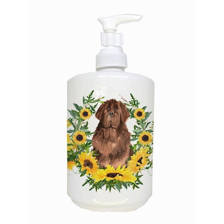 Carolines Treasures Newfoundland Ceramic Soap Dispenser CK2967SOAP